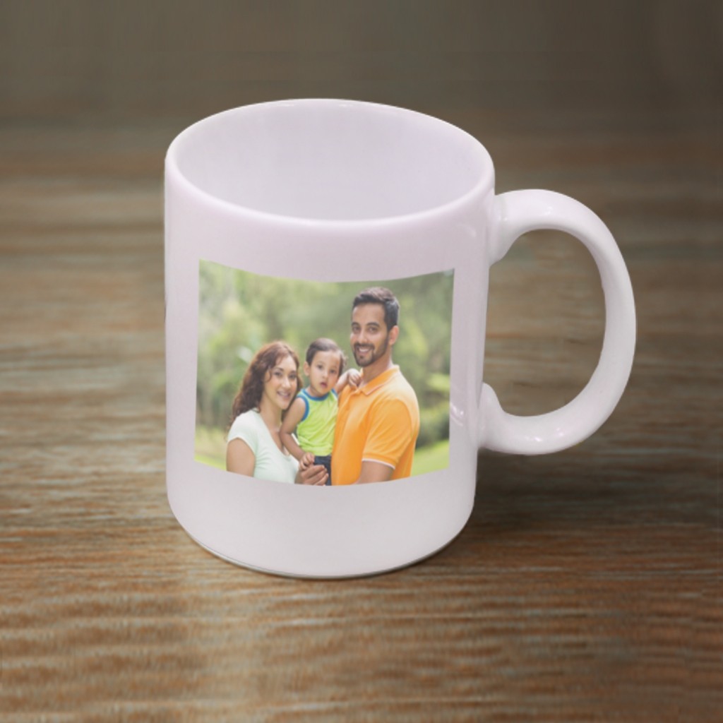 White Photo Mug Custom Printable Glasses, Cups Mugs