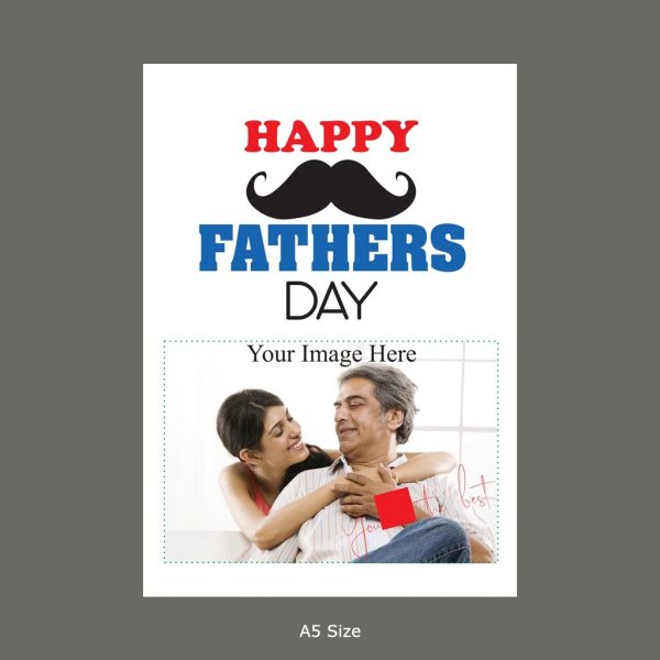 Tache & Handwriting Print Father's Day Card - Image 4