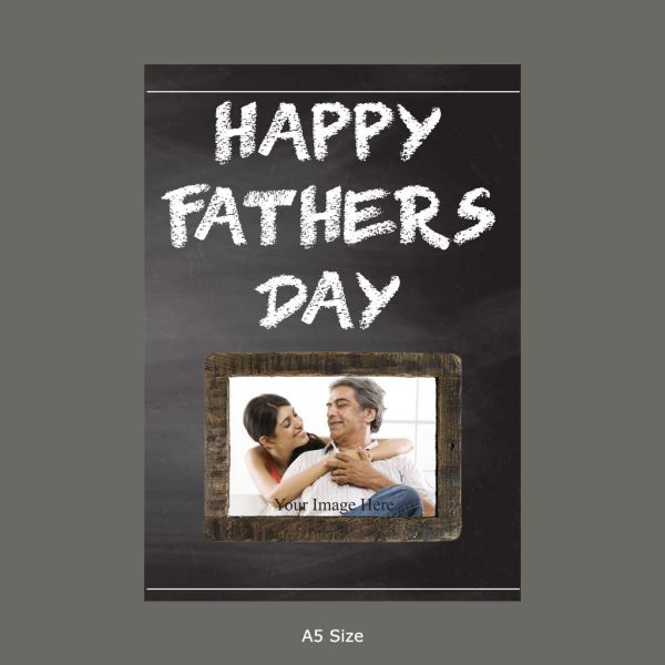 Blackboard Themed Father's Day Card - Image 4