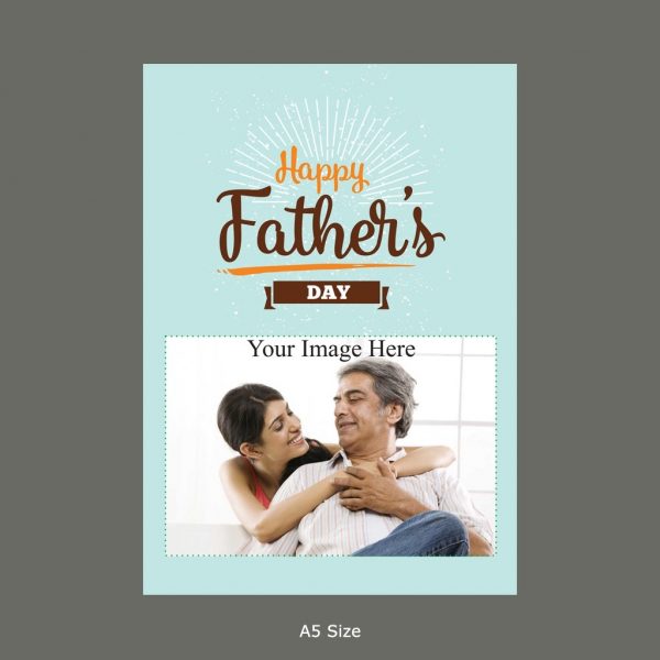 Blue Sunrise Father's Day Card - Image 4