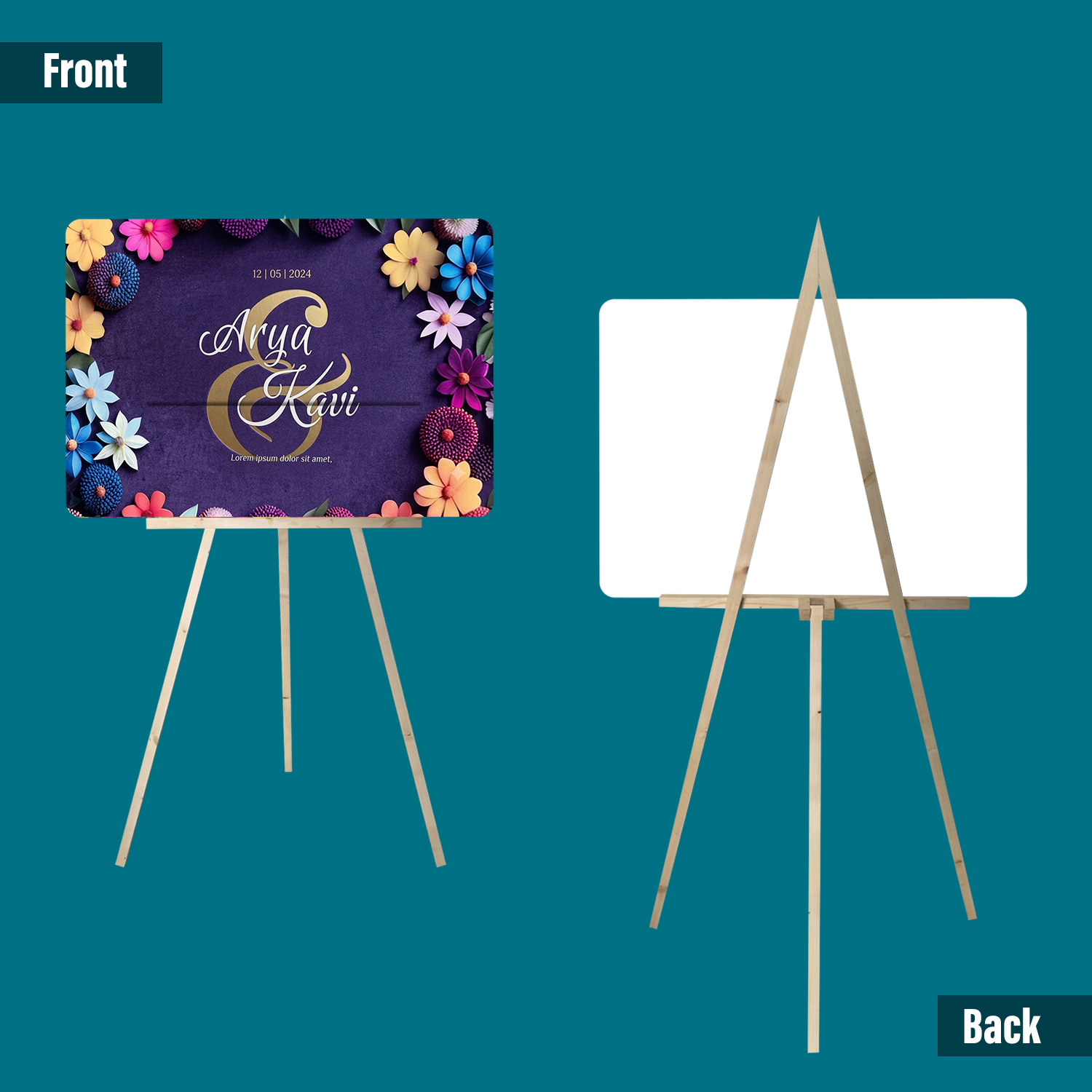 Wooden Easel Stand - Image 4