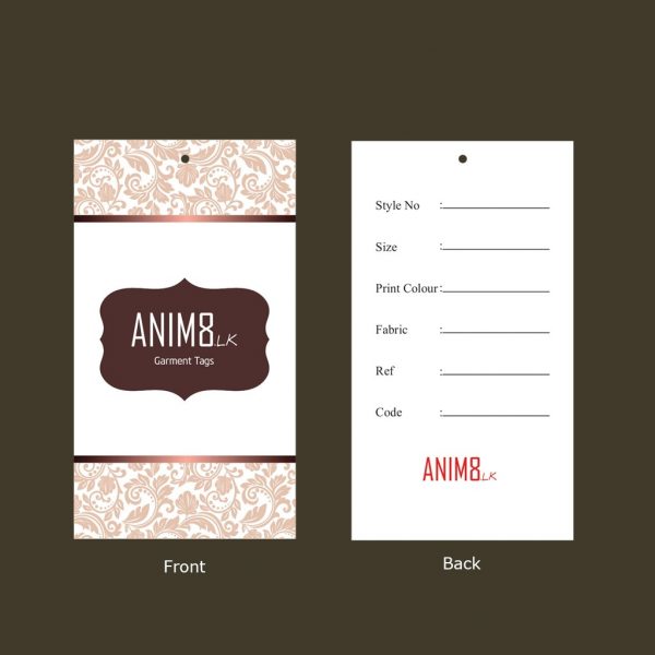Double Sided Garment Hang Tag - Set of 20 - Image 4