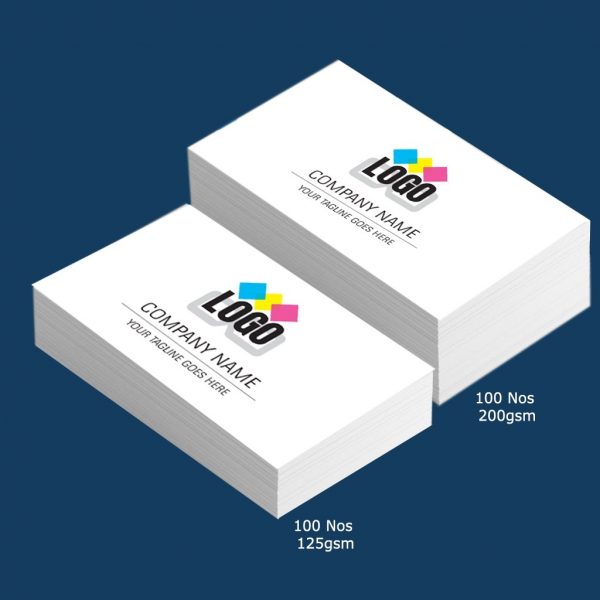 Double Sided Plastic Visiting Card - Set of 100 - Image 2