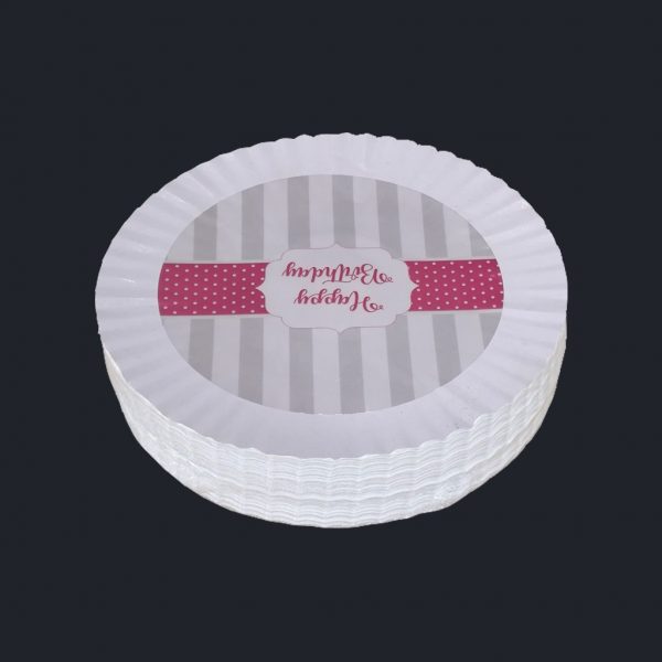 Custom Themed Party Paper Plates - Set of 06 - Image 2