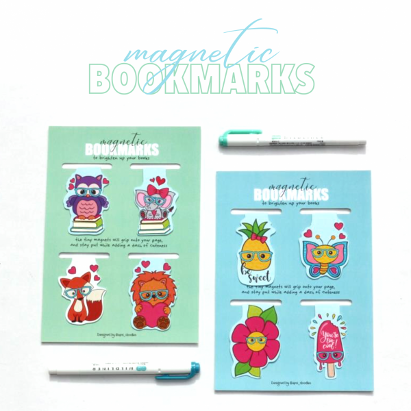 "Zoology Summer" Magnetic Bookmark Set - Image 2