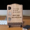 Father's Day Large Wooden Plaque