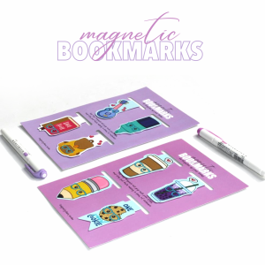 "Study Date" Magnetic Bookmark Set