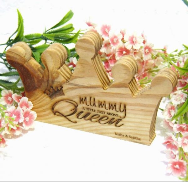 Mother's Day Wooden Crown