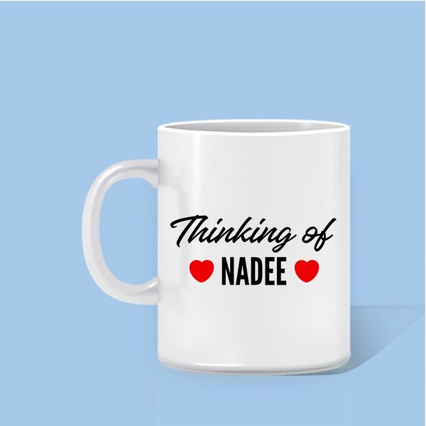 "Thinking of You" Mug for a Girlfriend - Image 3