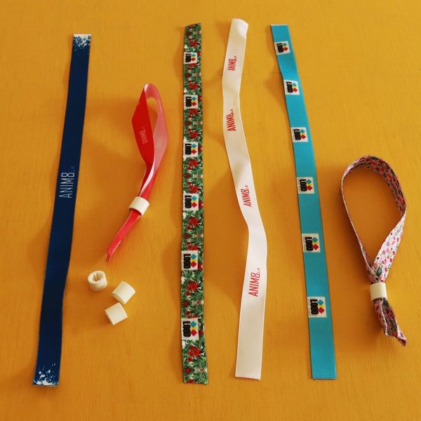 Fabric Security Wristbands - Set of 15