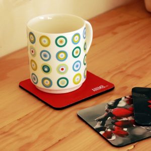 Fabric Topped Foam Coasters