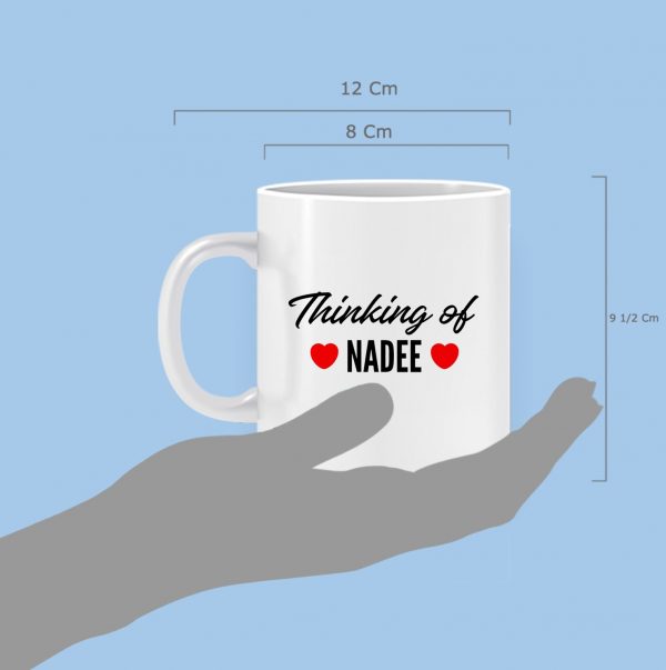 "Thinking of You" Mug for a Girlfriend - Image 5