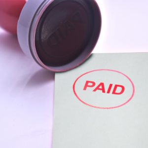 Round Paid Seal