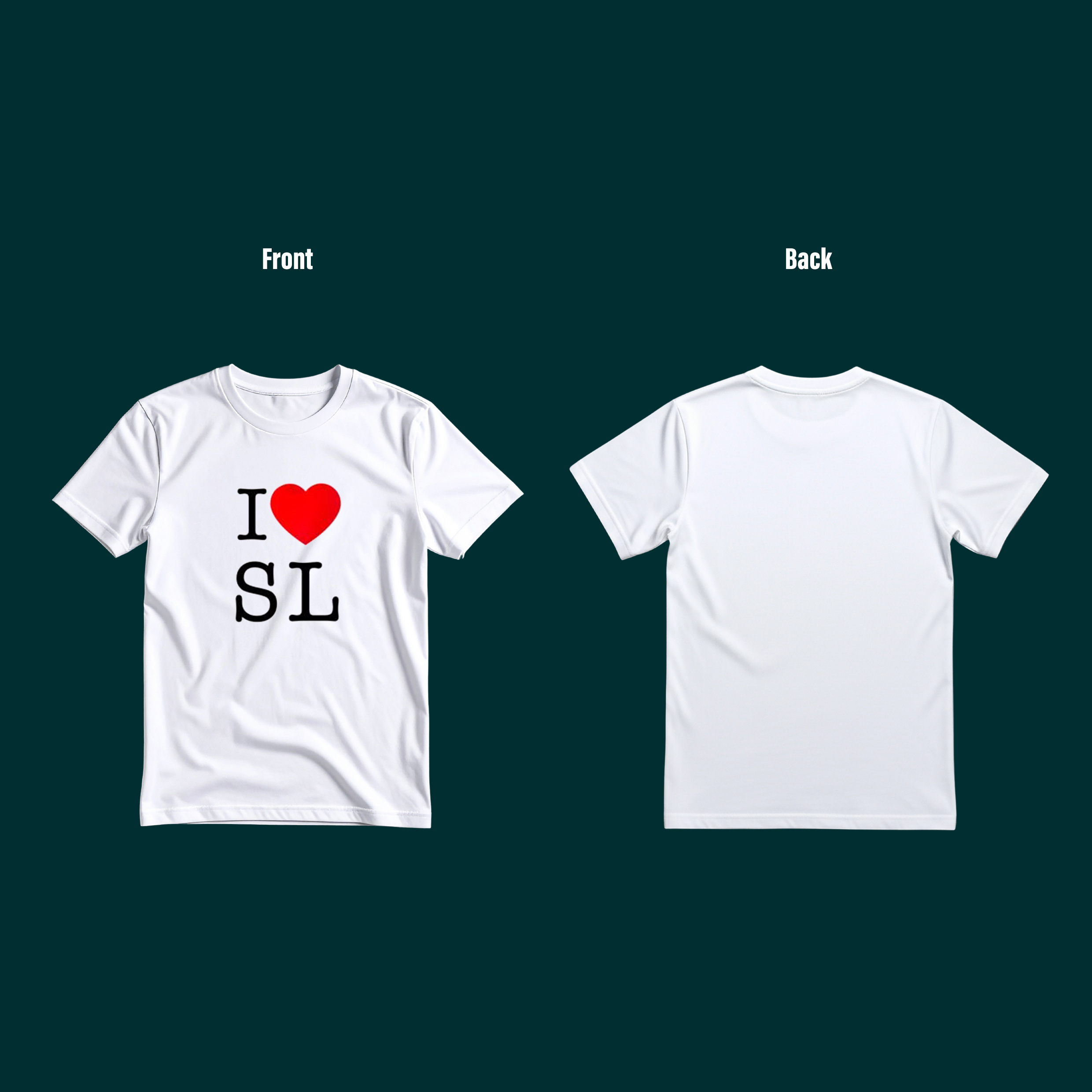 I Love SL T-shirt Print - Image 2