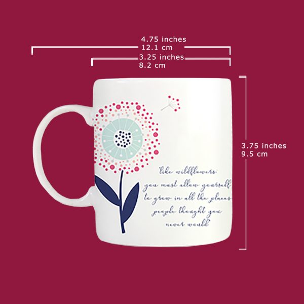 Customisable Wildflower Mug - Apsi Doodles - Image 3