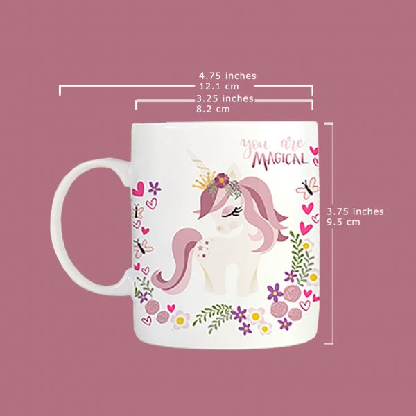 Customisable Unicorn Mug - Apsi Doodles - Image 3