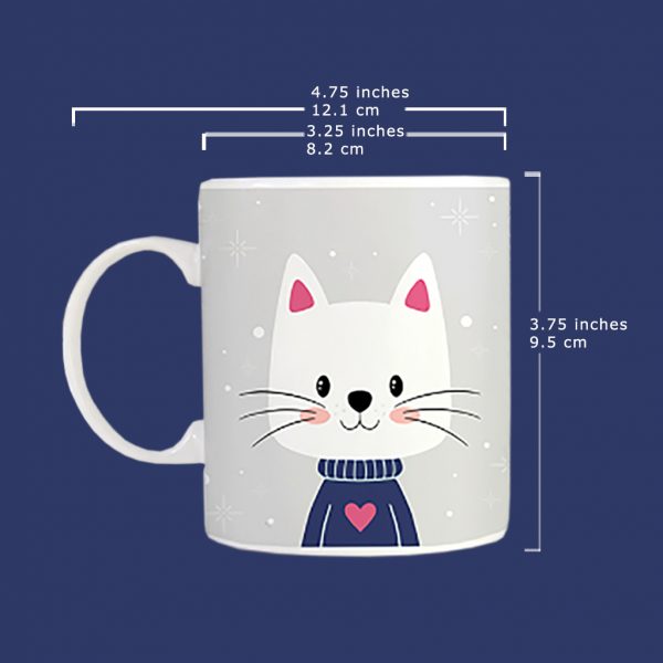 Customisable Cat Mug - Apsi Doodles - Image 3