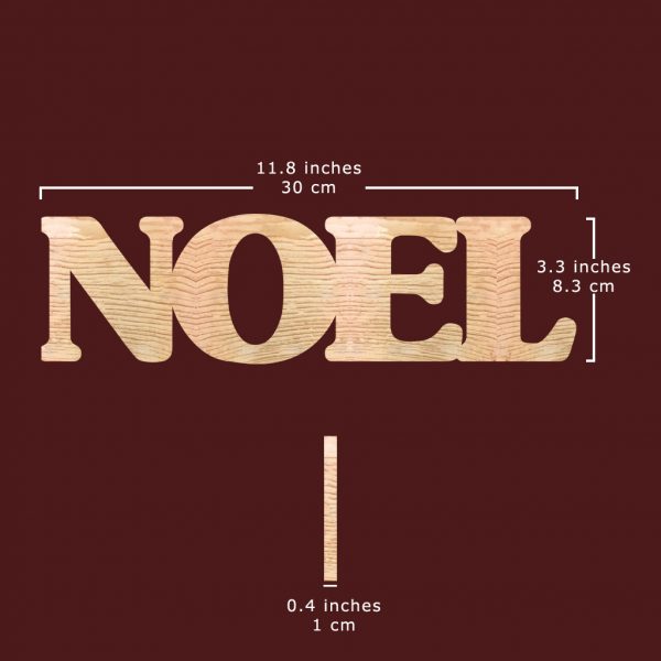 Wooden Words - "Noel" - Image 4