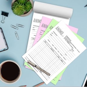 Monochrome A4 Invoice Books