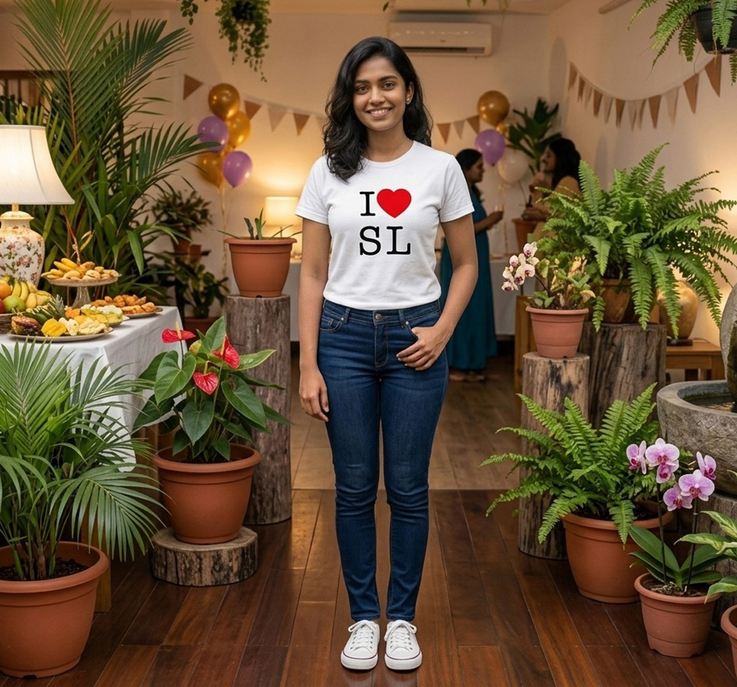 I Love SL T-shirt Print