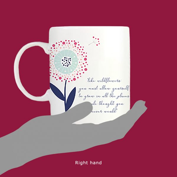 Customisable Wildflower Mug - Apsi Doodles - Image 4