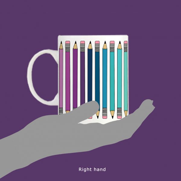 Rainbow Pencil Mug - Apsi Doodles - Image 4