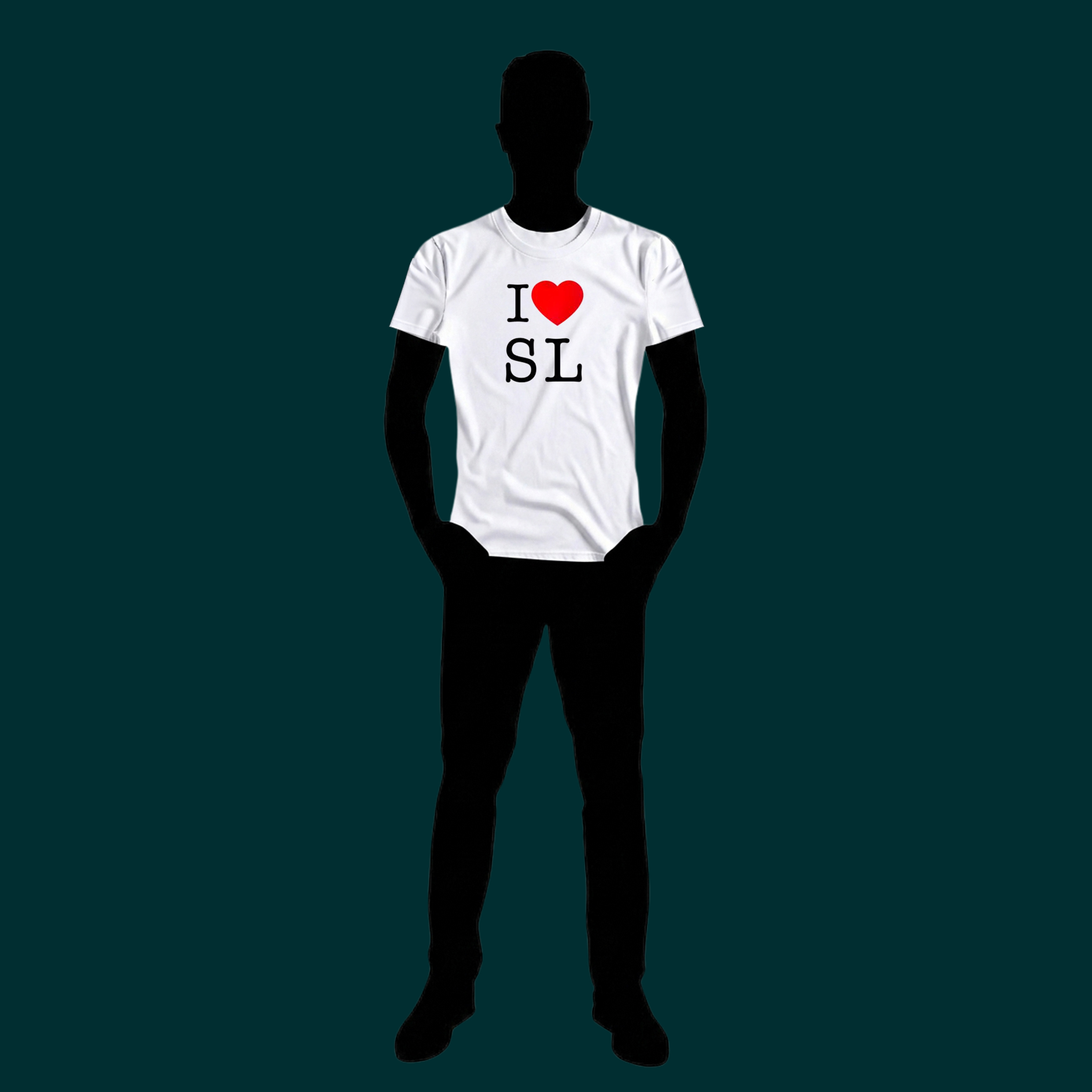 I Love SL T-shirt Print - Image 4