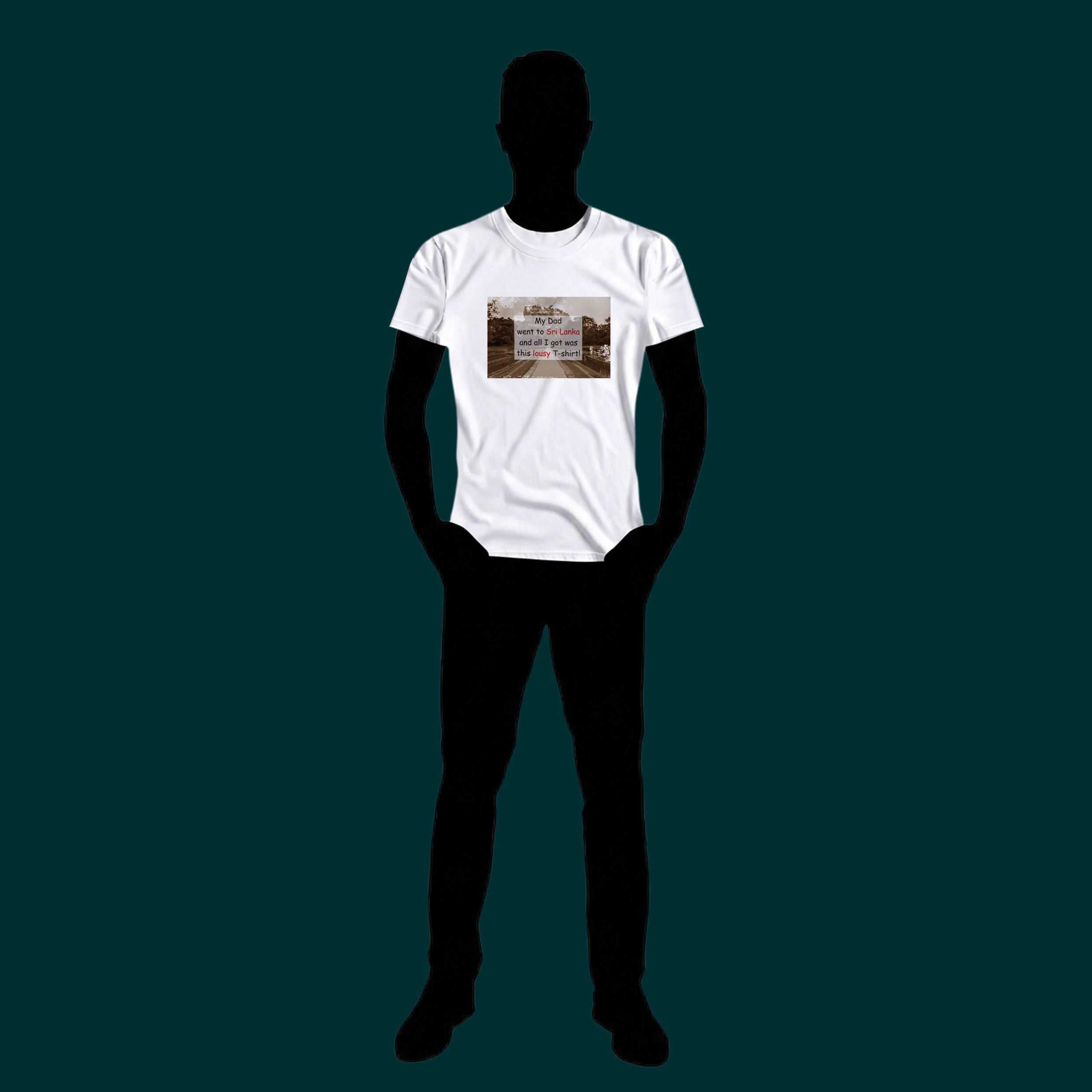 Tourist Dad's Lousy T-shirt from Sri Lanka - Image 4
