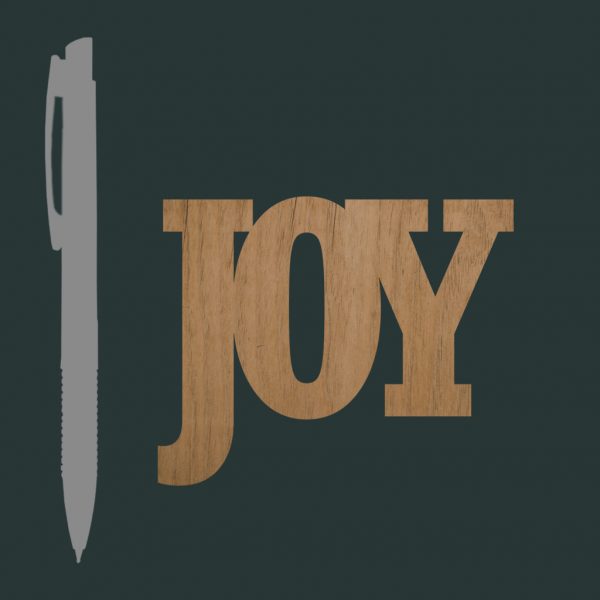 Wooden Words - "Joy" - Image 4