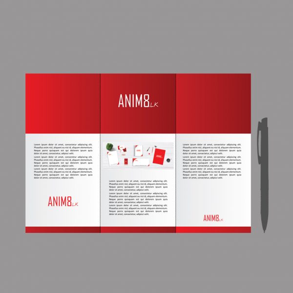 Double Sided A4 Fan Fold Brochure - Set of 02 - Image 4