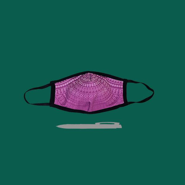 Cone Edged Fabric Face Mask - Image 9