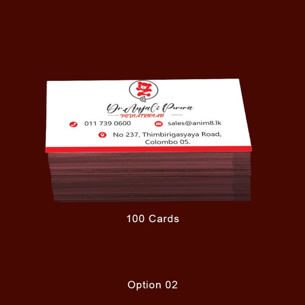 Visiting Cards for a Pediatrician - Set of 100 - Image 6