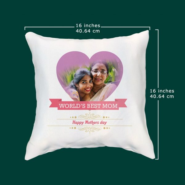 "World's Best Mom" Cushion Cover - Image 4