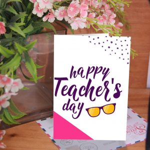 Summer Themed Teacher's Day Card