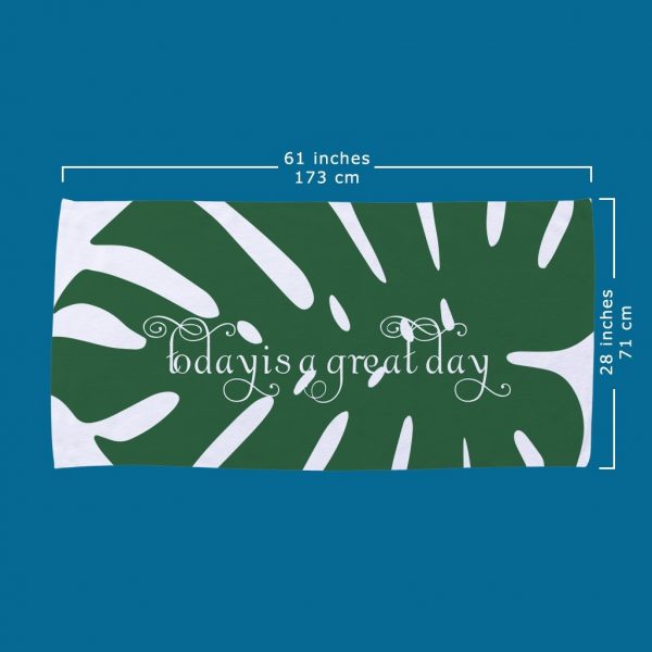 Printed Bath Towel - Image 2