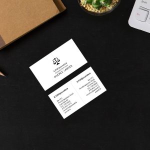 Divorce Lawyer Visiting Card - Set of 100