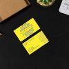 Yellow Florist's Visiting Card - Set of 100