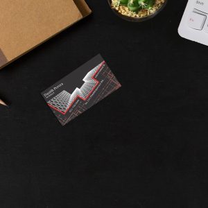 Architect Black Visiting Card - Set of 100