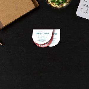 Dentist's Foldable Visiting Card - Set of 100