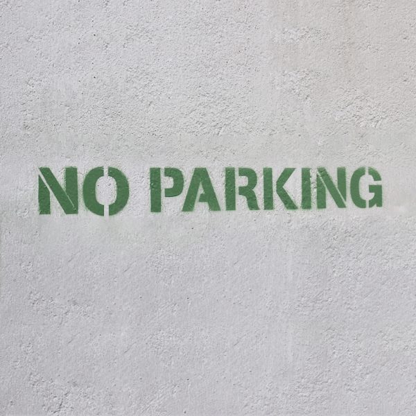 No Parking Stencil