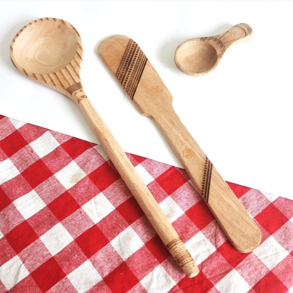Wooden Kitchen Spoon Set