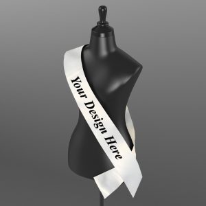 Custom Design Printed Sash