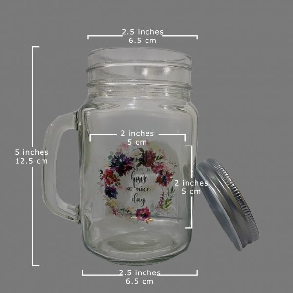 Glass Mason Jar - Image 4