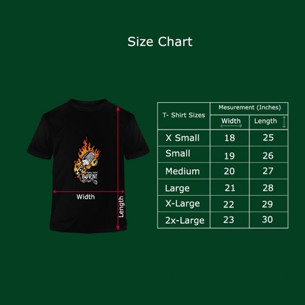 "Burn Baby Burn" Black T-Shirt - Image 2