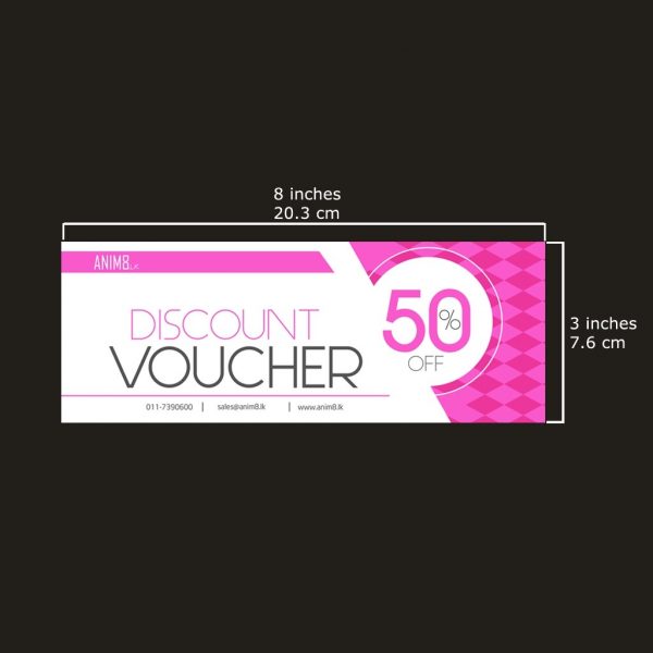 Double Sided Voucher - Set of 25 - Image 2