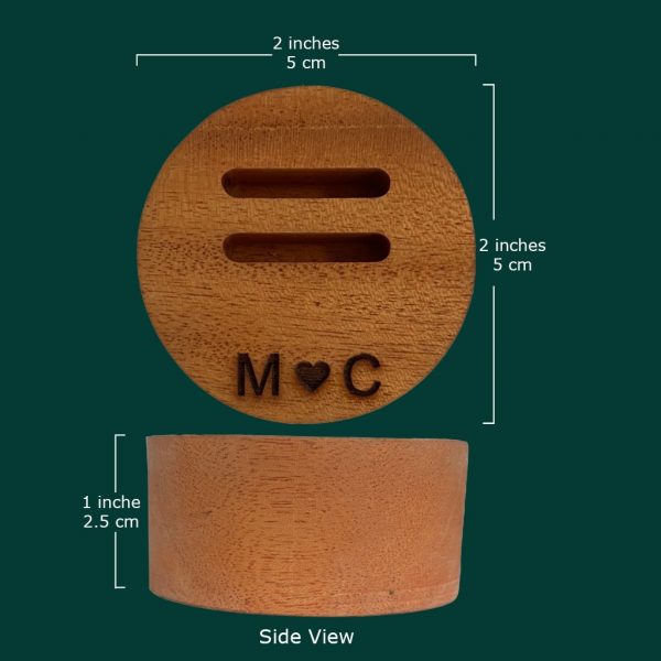 Wooden Wedding Ring Holder - Image 2