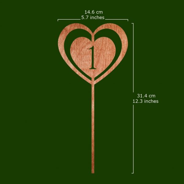 Wooden Table Numbers - Image 2