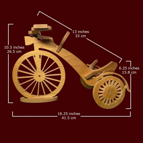 Wine Bottle Holder Tricycle - Image 2