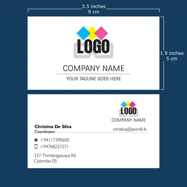 Double Sided Plastic Visiting Card - Set of 100 - Image 4