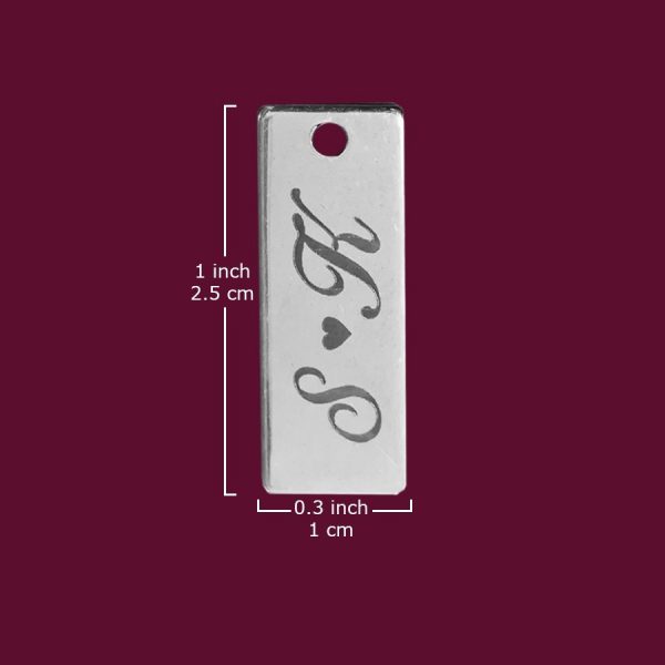 Mini Silver Metal Pendant - Image 2